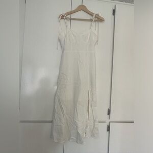 White Linen NWT women’s size small Dress Forever 21